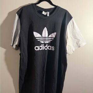 Adidas Originals Trefoil Logo Colorblock T-Shirt Black/Gray/White 2XL